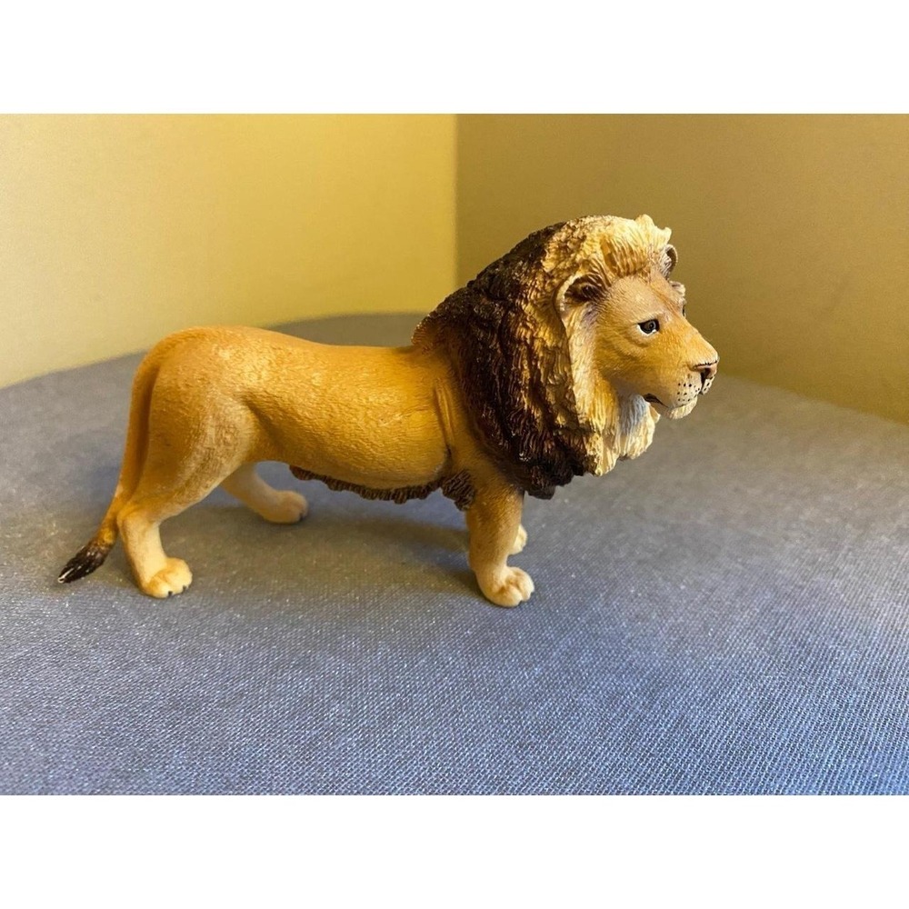 Schleich Lion PVC Plastic Farm Zoo Animal 5" Toy Realistic sku30